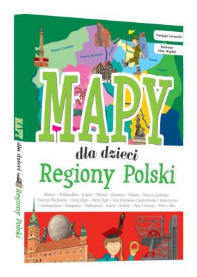 Okładka książki Regiony Polski. Mapy dla dzieci