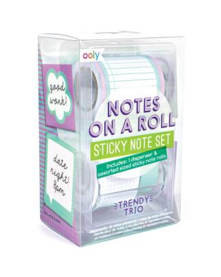 Opakowanie Samoprzylepne notatki na rolce - zestaw modne trio