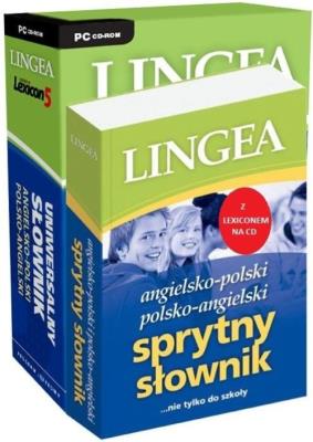Sprytny słownik ang-pol, pol-ang + Lexicon Lingea. Autor: Opracowanie zbiorowe. SmakLiter.pl Okładka książki Sprytny słownik ang-pol, pol-ang + Lexicon Lingea