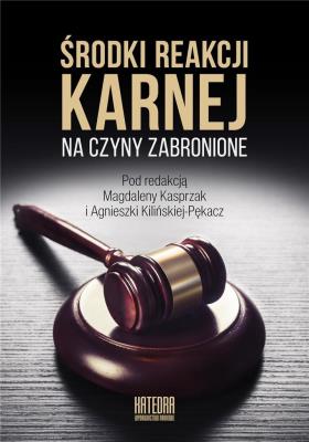 Okładka książki Środki reakcji karnej na czyny zabronione