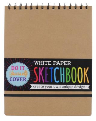 Opakowanie Szkicownik z Okładką DYI - Biały Papier - Duży