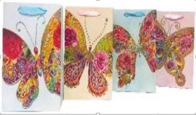 Opakowanie Torebka Lux Rusałka z brokatem średnia A5 ROZETTE