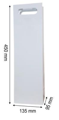 Opakowanie Torebka ozdobna koniak jednobarwna ucho MERplus