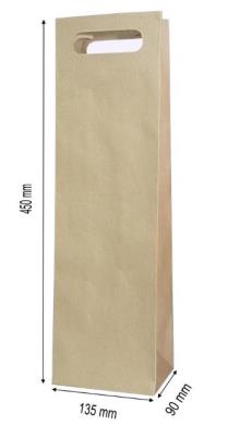 Opakowanie Torebka ozdobna koniak ucho MERplus