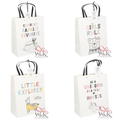 Opakowanie Torebka upominkowa KR 2396 S UV brokat