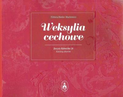 Weksylia cechowe. Autor: Bimler-Mackiewicz Elżbieta. SmakLiter.pl Okładka książki Weksylia cechowe