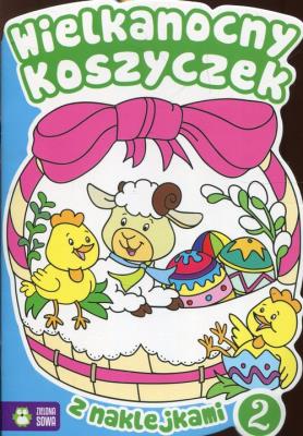 Okładka książki Wielkanocny koszyczek z naklejkami 2