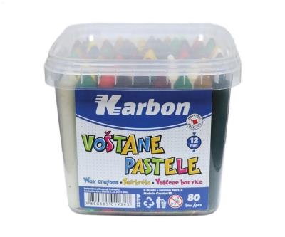 Opakowanie Woskowe kredki 80 szt. KARBON