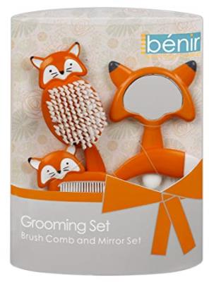 Opakowanie ZESTAW DO PIELĘGNACJI LUSTERKO SZCZOTKA GRZEBIEŃ 66110