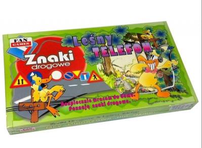 Znaki drogowe + Leśny telefon FAN. Wydawca: Fan. SmakLiter.pl Opakowanie Znaki drogowe + Leśny telefon FAN