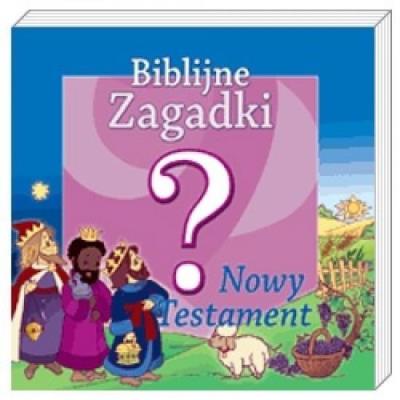 Biblijne zagadki cz.1 Nowy Testament. Autor: praca zbiorowa. SmakLiter.pl Okładka książki Biblijne zagadki cz.1 Nowy Testament