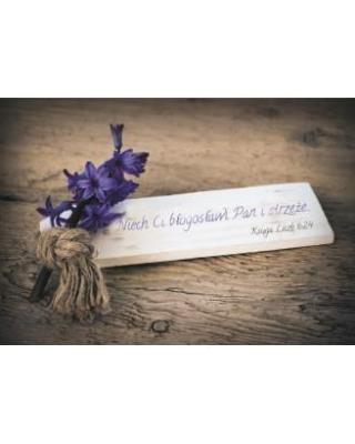 Opakowanie A Kartka składana - Niech Ci błogosławi deska