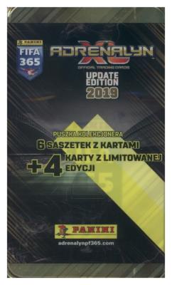 Adrenalyn XL FIFA 365 2019 Update Edition Puszka kolekcjonera. Wydawca: Panini. SmakLiter.pl Opakowanie Adrenalyn XL FIFA 365 2019 Update Edition Puszka kolekcjonera