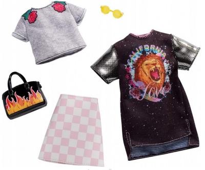 Opakowanie Barbie ubranka z akcesoriami 2 pak 15