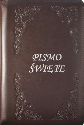 Biblia Tysiąclecia - oazowa, brąz, paginatory. Autor:   Praca zbiorowa. SmakLiter.pl Okładka książki Biblia Tysiąclecia - oazowa, brąz, paginatory