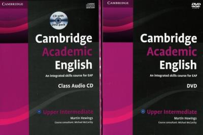 Cambridge Academic English B2 Upper Intermediate Class Audio CD and DVD Pack. Autor: Hewings Martin. SmakLiter.pl Okładka książki Cambridge Academic English B2 Upper Intermediate Class Audio CD and DVD Pack