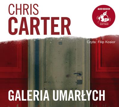 CD MP3 GALERIA UMARŁYCH. Autor: Carter Chris. SmakLiter.pl Okładka książki CD MP3 GALERIA UMARŁYCH