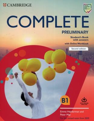 Complete Preliminary Student's Book with Answers with Online Workbook. Autor: May Peter, Emma Heyderman. SmakLiter.pl Okładka książki Complete Preliminary Student's Book with Answers with Online Workbook