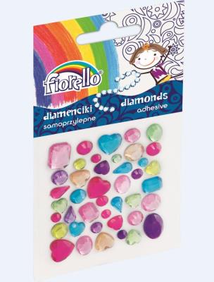 Diamenciki samoprzylepne GR-DS137 FIORELLO. Wydawca: Fiorello. SmakLiter.pl Opakowanie Diamenciki samoprzylepne GR-DS137 FIORELLO