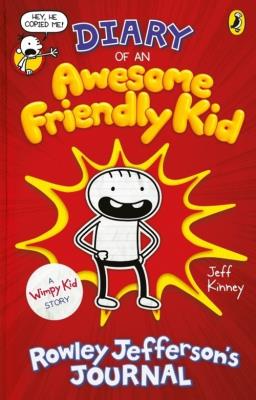 Diary of an Awesome Friendly Kid. Autor: Jeff Kinney. SmakLiter.pl Okładka książki Diary of an Awesome Friendly Kid