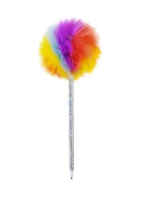 Opakowanie Długopis holograficzny z tęczowym pomponem