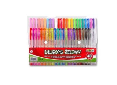 Opakowanie Długopis żelowy Kolori 48 kolorów PENMATE