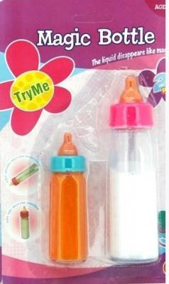 Opakowanie Dwie butelki - mleko i sok