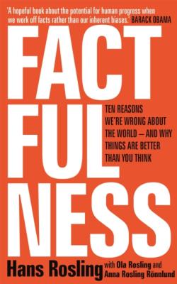 Factfulness. Autor: Rosling Hans. SmakLiter.pl Okładka książki Factfulness