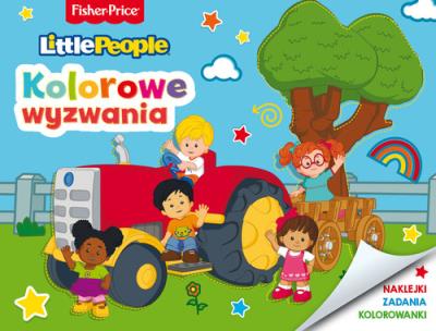 Okładka książki Fisher Price. Little People. Kolorowe wyzwania