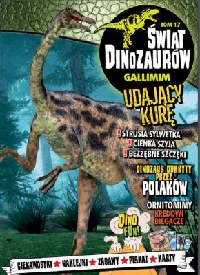 GALLIMIM ŚWIAT DINOZAURÓW TOM 17. Autor: Opracowanie zbiorowe. SmakLiter.pl Okładka książki GALLIMIM ŚWIAT DINOZAURÓW TOM 17