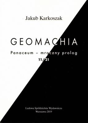 Geomachia. Autor: Karkoszak Jakub. SmakLiter.pl Okładka książki Geomachia