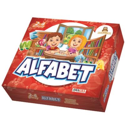 GRA ALFABET. Wydawca: Artyzan. SmakLiter.pl Opakowanie GRA ALFABET
