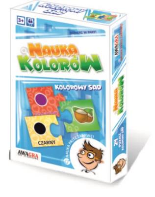 GRA KOLOROWY SAD NAUKA. Wydawca: Fan. SmakLiter.pl Opakowanie GRA KOLOROWY SAD NAUKA