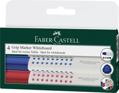 Opakowanie Grip Marker suchościeralny etui 4 sztuki Faber-Castell