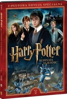 Harry Potter i Komnata Tajemnic (2 DVD). Autor: Chris Columbus. SmakLiter.pl Okładka książki Harry Potter i Komnata Tajemnic (2 DVD)