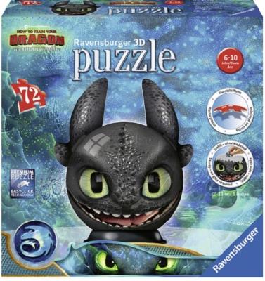 Opakowanie Jak wytresować smoka 3 - Puzzle 3D Kula 72 EL.