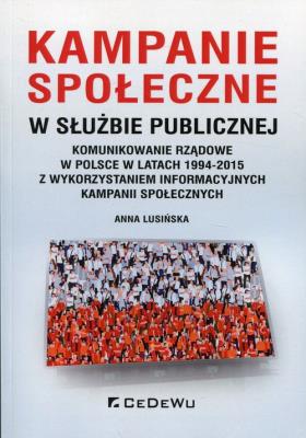 Okładka książki Kampanie społeczne w służbie publicznej