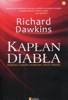 Kapłan diabła. Autor: Richard Dawkins. SmakLiter.pl Okładka książki Kapłan diabła