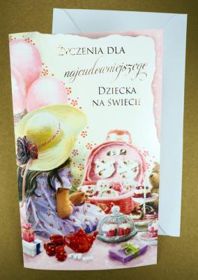 Opakowanie Karnet Dziecko z Kopertą