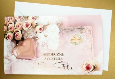 Opakowanie Karnet Ślub z kopertą