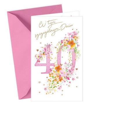 Opakowanie Karnet Urodziny z Kopertą