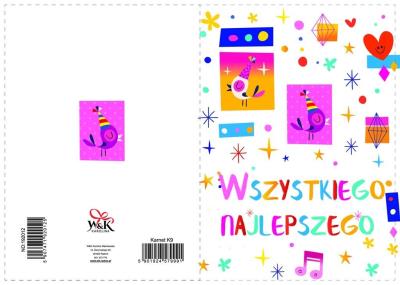 Opakowanie Kartka okolicznościowa NO:192012