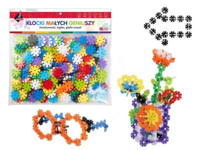 Opakowanie Klocki - kwiatki 198 elementów