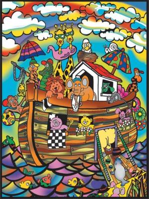 Opakowanie Kolorowanka Welwetowa 47x35 Arka Noego