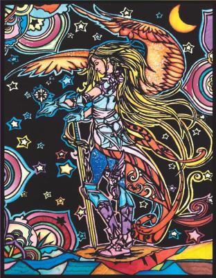 Opakowanie Kolorowanka Welwetowa 47x35 Elf Wojownik