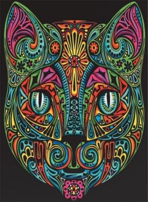 Opakowanie Kolorowanka Welwetowa 47x35 Kot