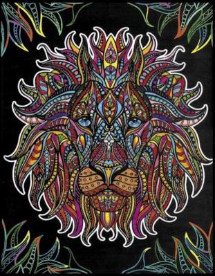 Opakowanie Kolorowanka Welwetowa 47x35 Lew