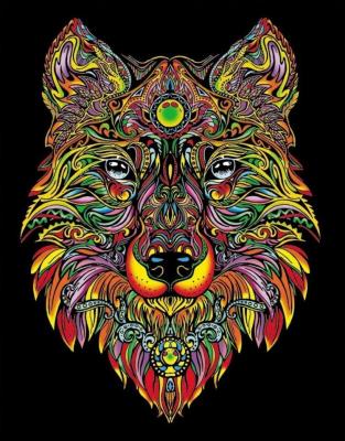 Opakowanie Kolorowanka Welwetowa 47x35 Lupus