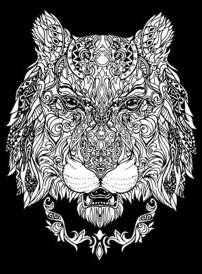 Opakowanie Kolorowanka Welwetowa 47x35 Lwica