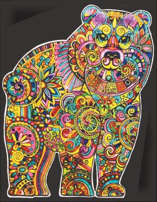 Opakowanie Kolorowanka Welwetowa 47x35 Niedźwiadek